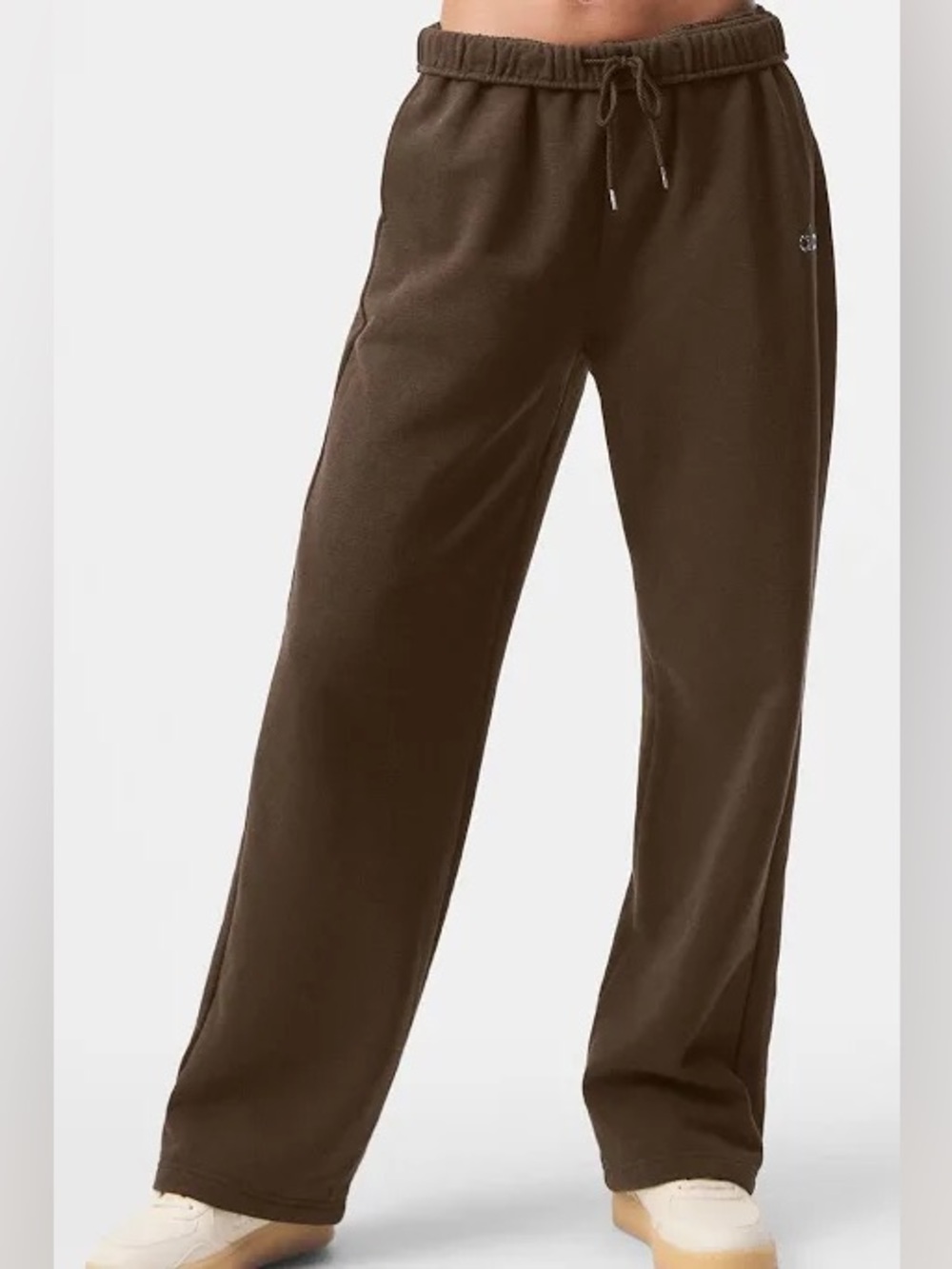 Alo Accolade Straight Leg Sweatpants - Espresso - Size Large
